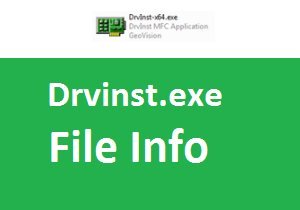 Информация о файле Drvinst.exe