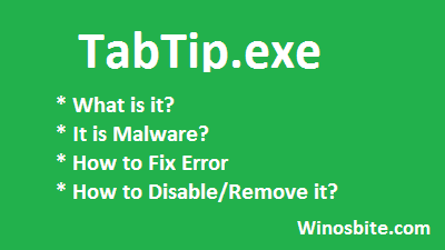 Информация о файле tabtip.exe