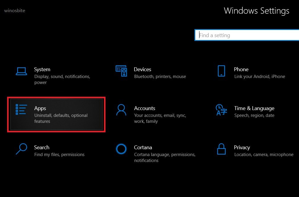приложения-настройки
